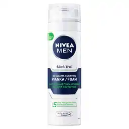 Lidl NIVEA MEN Sensitive Pianka do golenia 200 ml oferta