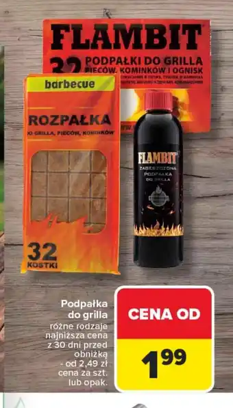 Carrefour Market Podpałka do grilla Flambit oferta