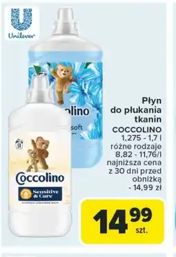 Carrefour Market Płyn do płukania tkanin Coccolino oferta