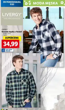 Lidl Koszula męska Livergy oferta