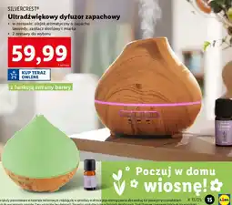 Lidl Dyfuzor zapachowy ultradźwiękowy Silvercrest oferta