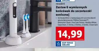 Lidl Kocówki do szczoteczki Nevadent oferta