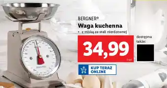 Lidl Waga kuchenna Bergner oferta