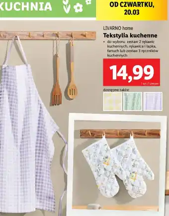 Lidl Ręczniki kuchenne Livarno Home oferta