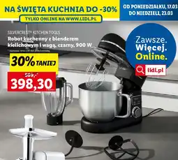 Lidl Robot kuchenny z blenderem kielichowym i wagą 900 w Silvercrest oferta