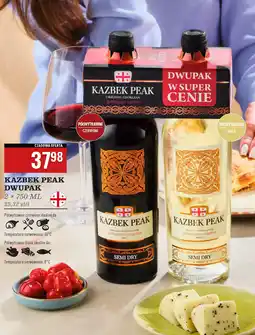 Biedronka Wino czerwone + białe Kazbek Peak Zestaw oferta