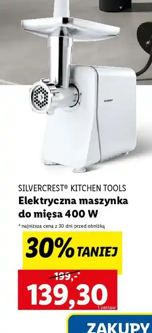 Lidl Maszynka do mielenia mięsa 400 w Silvercrest oferta