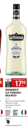 Biedronka Vermouth La Torina Bianco oferta