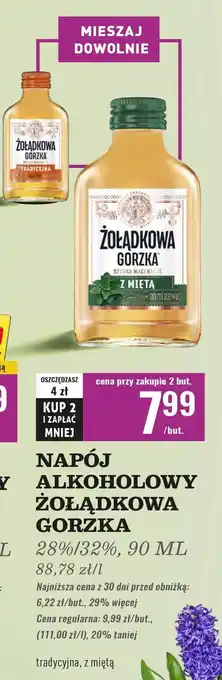 Biedronka Wódka Żołądkowa Gorzka Tradycyjna oferta