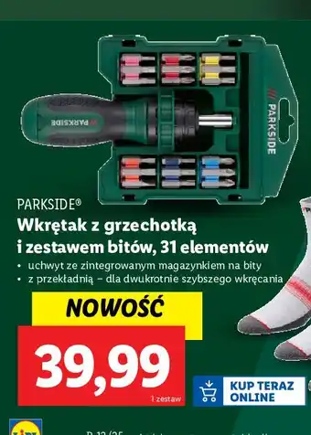 Lidl Zestaw miniwkrętaków z grzechotką Parkside oferta