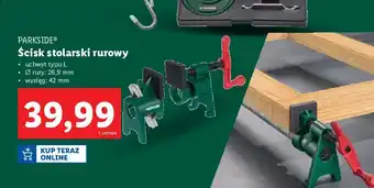 Lidl Ścisk stolarski rurowy Parkside oferta