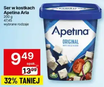 Delikatesy Centrum Ser w kostkach Apetina Arla oferta