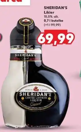 Kaufland Likier Sheridan's 0.7l oferta