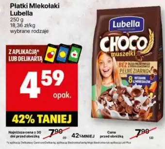 Delikatesy Centrum Płatki Mlekołaki Lubella oferta