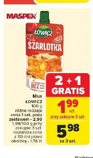 Carrefour Market Deser szarlotka Łowicz oferta