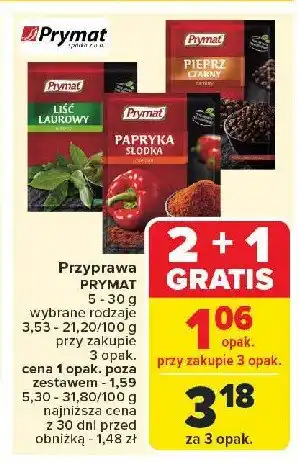 Carrefour Market Pieprz czarny mielony Prymat oferta