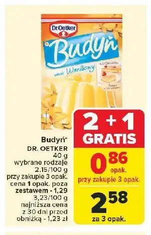 Carrefour Market Budyń waniliowy Dr. oetker oferta