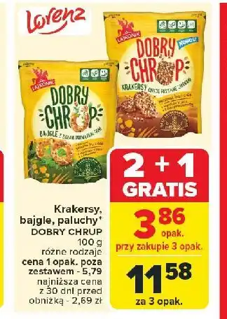 Carrefour Market Bajgle z ziołami prowansalskimi Lajkonik dobry chrup oferta