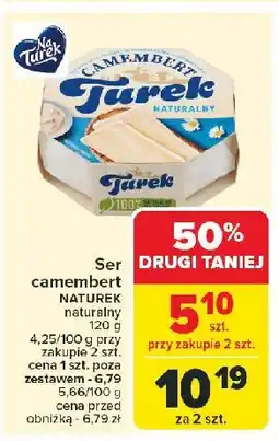 Carrefour Ser camembert naturalny Turek naturek oferta