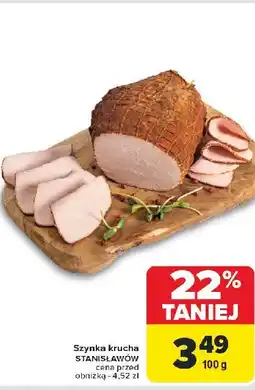 Carrefour Market Szynka krucha Stanisławów oferta