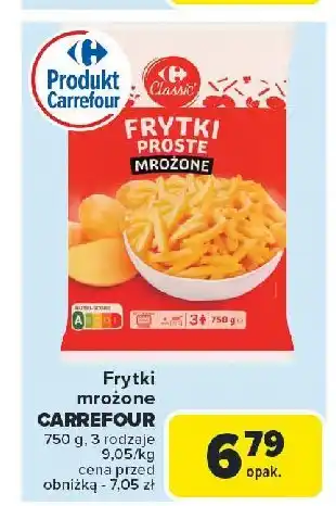 Carrefour Market Frytki proste Carrefour classic oferta