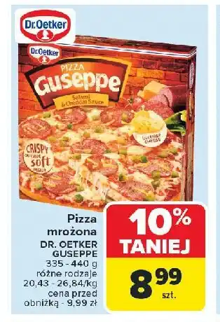 Carrefour Market Pizza salami & cheddar sauce Dr. oetker guseppe oferta