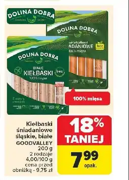 Carrefour Market Kiełbaski białe Dolina dobra oferta