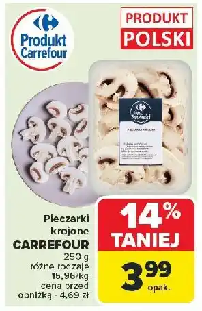 Carrefour Market Pieczarki krojone Carrefour targ świeżości oferta