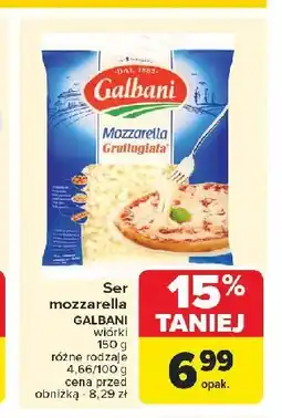 Carrefour Market Ser mozzarella wiórki Galbani oferta