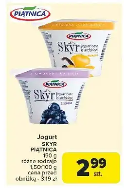 Carrefour Market Jogurt typu islandzkiego waniliowy Piątnica skyr oferta