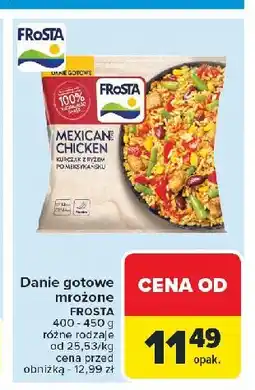 Carrefour Market Kurczak z ryżem po meksykańsku Frosta oferta