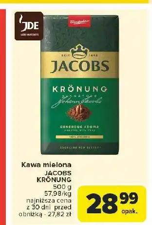 Carrefour Kawa Jacobs kronung oferta