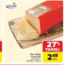 Carrefour Ser podlaski Mlekpol oferta