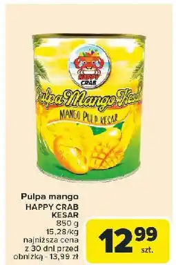 Carrefour Market Pulpa mango Happy crab oferta