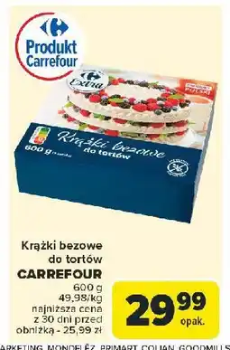 Carrefour Market Krążki bezowe do tortów Carrefour extra oferta