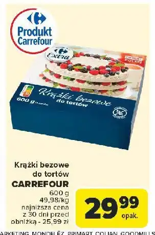 Carrefour Market Krążki bezowe do tortów Carrefour extra oferta