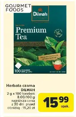 Carrefour Market Herbata Dilmah premium tea oferta