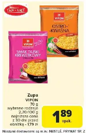 Carrefour Market Krewetkowa tajska Vifon oferta