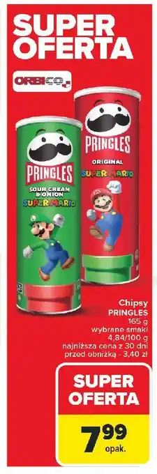 Carrefour Market Chipsy original Pringles oferta