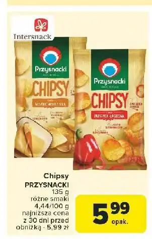 Carrefour Market Chipsy o smaku masła z solą Przysnacki oferta