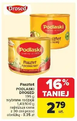 Carrefour Market Pasztet z pomidorami Drosed podlaski oferta