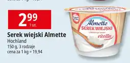 E.Leclerc Serek wiejski z twrożkiem kremowym Hochland almette oferta