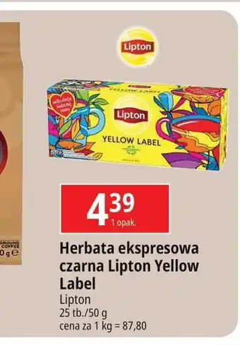 E.Leclerc Herbata Lipton Yellow Label Tea oferta