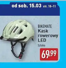 ALDI Kask rowerowy led Bikemate oferta