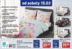 ALDI Pościel makosatyna 160 x 200 + 2x 70 80 cm Novitesse oferta