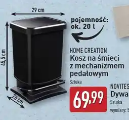 ALDI Kosz na śmieci 29 x 26 45.5 cm 20 l Home Creation oferta