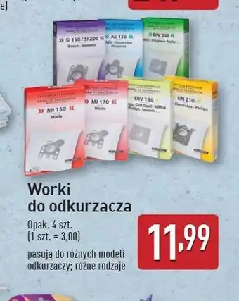 ALDI Worki do odkurzacza mi170 oferta