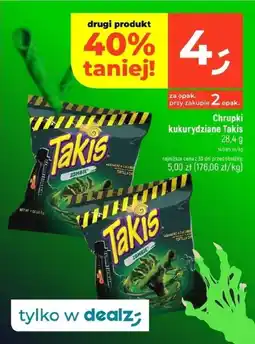 Dealz Chrupki kukurydziane Takis oferta