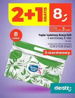 Dealz Papier toaletowy Bunny Soft 3-warstwowy oferta