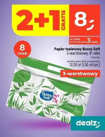 Dealz Papier toaletowy Bunny Soft 3-warstwowy oferta